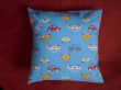 Kissen blau, ca 35x35 cm 12,- €