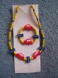 Holzarmband und Kette, 5,- €