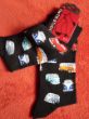 Socken mit div. Bussen, Gr. 41 - 46, Paar 8,- €